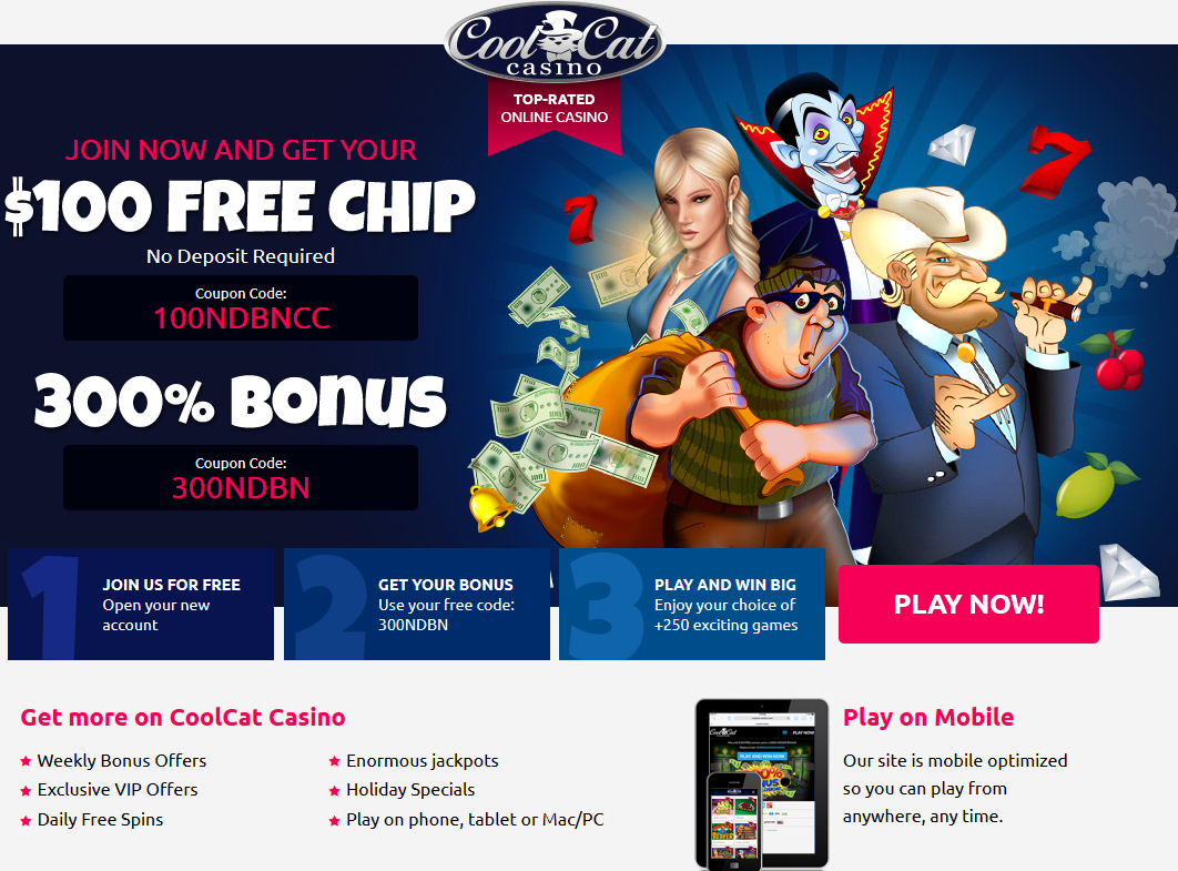 Coolсat | Top Rated Online Casino | 300% Bonus | $100 Free Chip