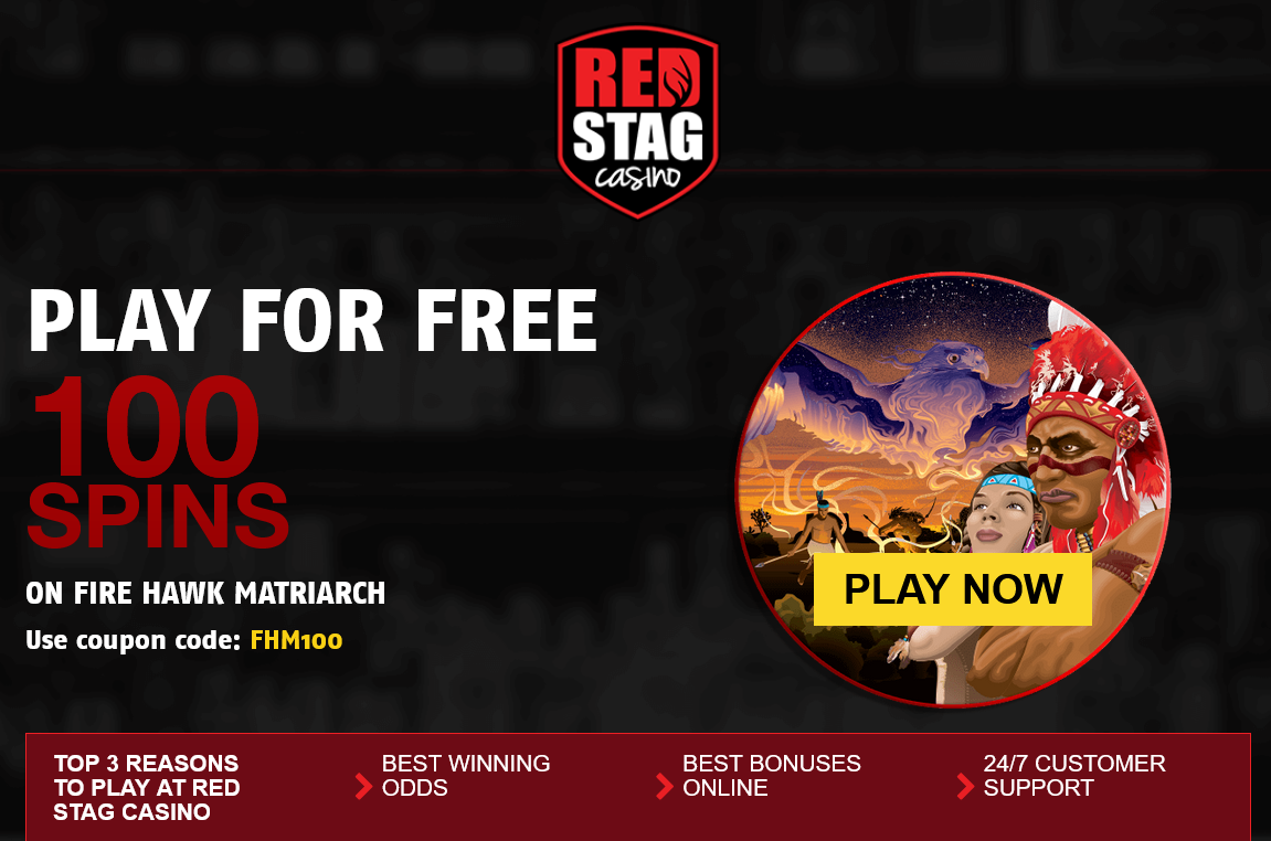 Red Stag 100 Free Spins on FIRE HAWK
                          MATRIARCH