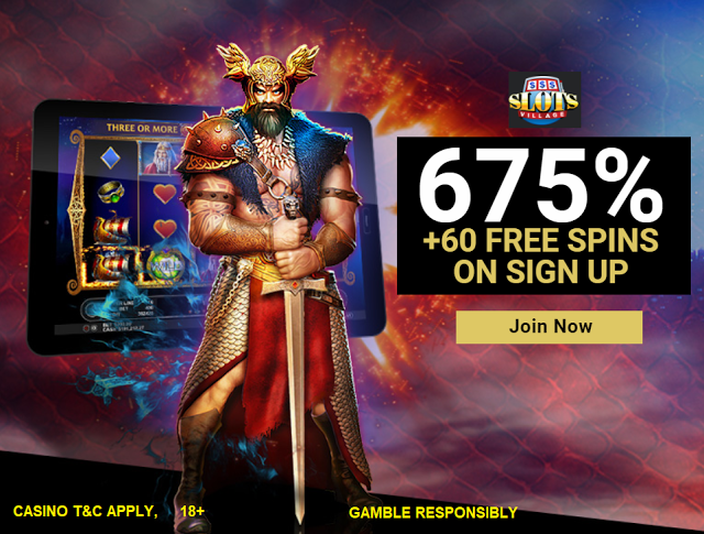 Slots Village  Get 675% Bonus On Sign Up