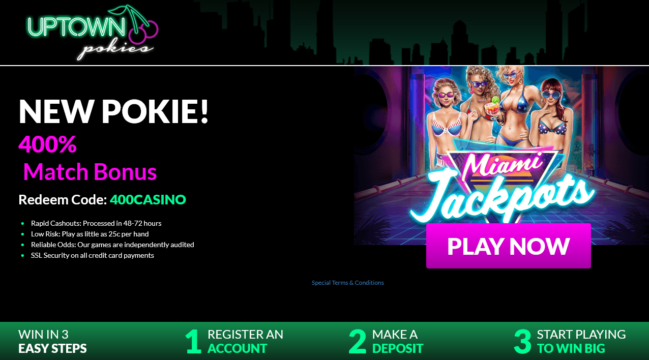 Uptown Pokies -
                        Miami Jackpots